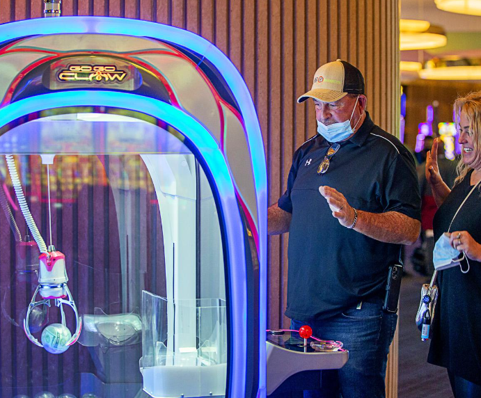 Claw machines in casinos